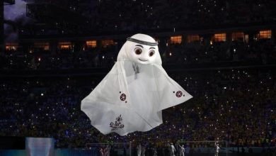 تميمة الحفل يا لعيب من افتتاح كأس العالم 2022 - الصورة من حساب الفيفا على تويتر