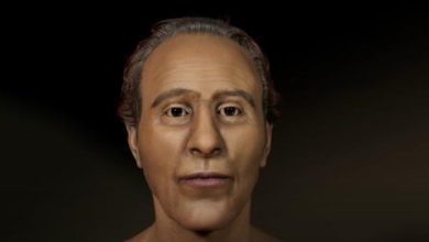 إعادة بناء وجه رمسيس الثاني - الصورة من Face Lab LJMU