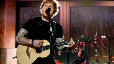 Ed Sheeran performs on stage during the 37th Annual Rock & Roll Hall of Fame Induction Ceremony at Microsoft Theater on November 05, 2022 in Los Angeles, California. Theo Wargo/Getty Images for The Rock and Roll Hall of Fame/AFP