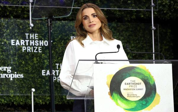 Queen Rania Al Abdullah on September 21, 2022 in New York City. Monica Schipper/Getty Images for Bloomberg Philanthropies/AFP