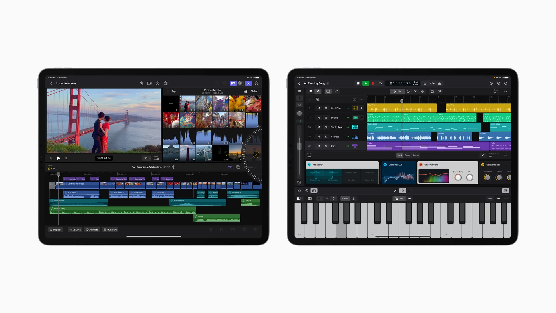 آبل تطرح تطبيقات Final Cut Pro و Logic Pro لأجهزة آيباد باشتراك شهري