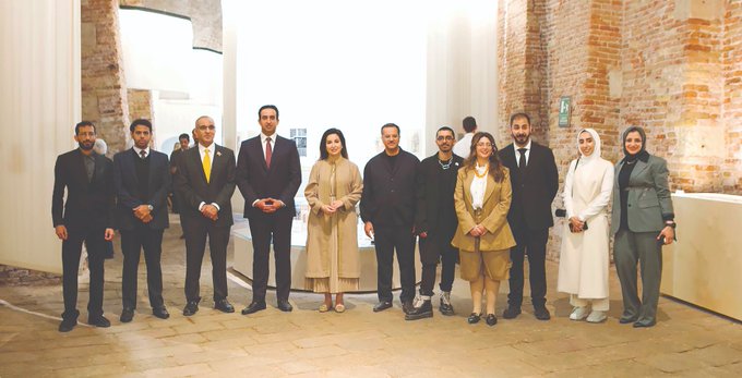 سفيرنا لدى روما ناصر القحطاني افتتح جناح الكويت في معرض «بينالي البندقية» الدولي الـ 18 للعمارة