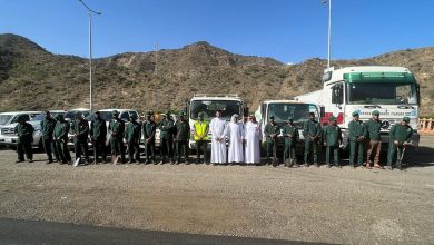 أمانة جازان تطلق مشروع صيانة المسطحات الخضراء بمحافظة الدائر