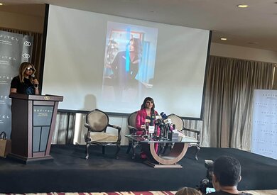 بدء المؤتمر الصحفي للفنانة شذى حسون بالقاهرة للإعلان عن تفاصيل أحدث ألبوماتها