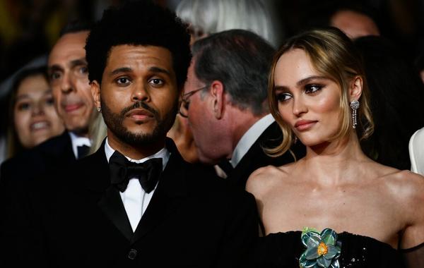 ذا ويكند وليلي روز ديب The Weeknd and Lily-Rose Depp في مهرجان كان (مصدر الصورة : CHRISTOPHE SIMON / AFP)