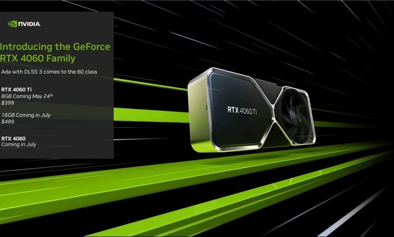 NVIDIA تؤكد أن إطلاق GeForce RTX 4060 سيكون في 29 يونيو