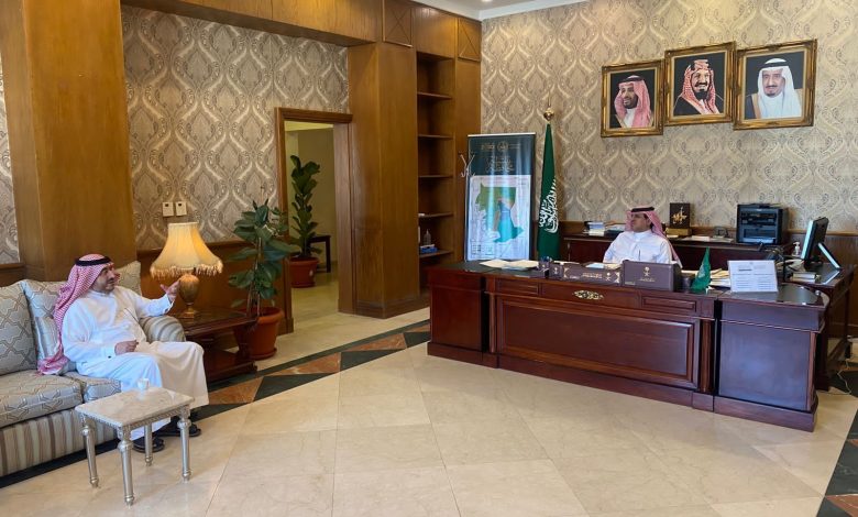 ” آل حامد ” يستقبل رئيس جامعة بيشة