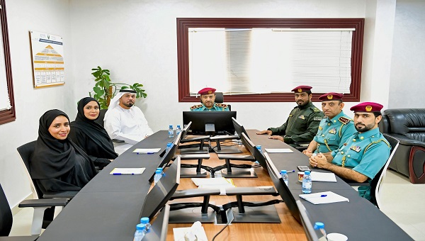 شرطة عجمان تبحث تعزيز التعاون مع الإدارة العامة للدعم الجوي و"الطيران المدني"