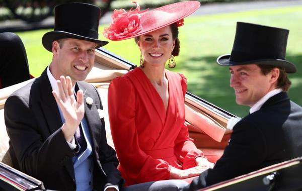 الأمير ويليام وكيت ميدلتون (Prince William and Catherine). مصدر الصورة: HENRY NICHOLLS / AFP