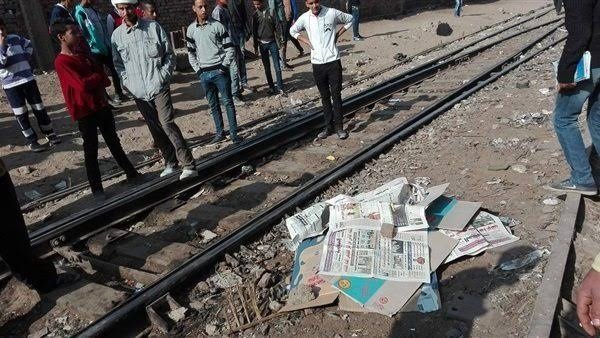 مصرع وإصابة طفلين اصطدم بهما قطار أثناء عبورهما شريط السكة الحديد بسوهاج