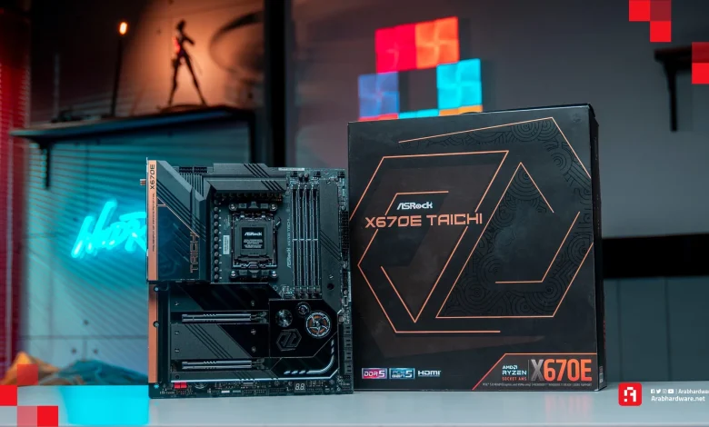 مراجعة اللوحة الأم ASRock X670E Taichi من أسروك