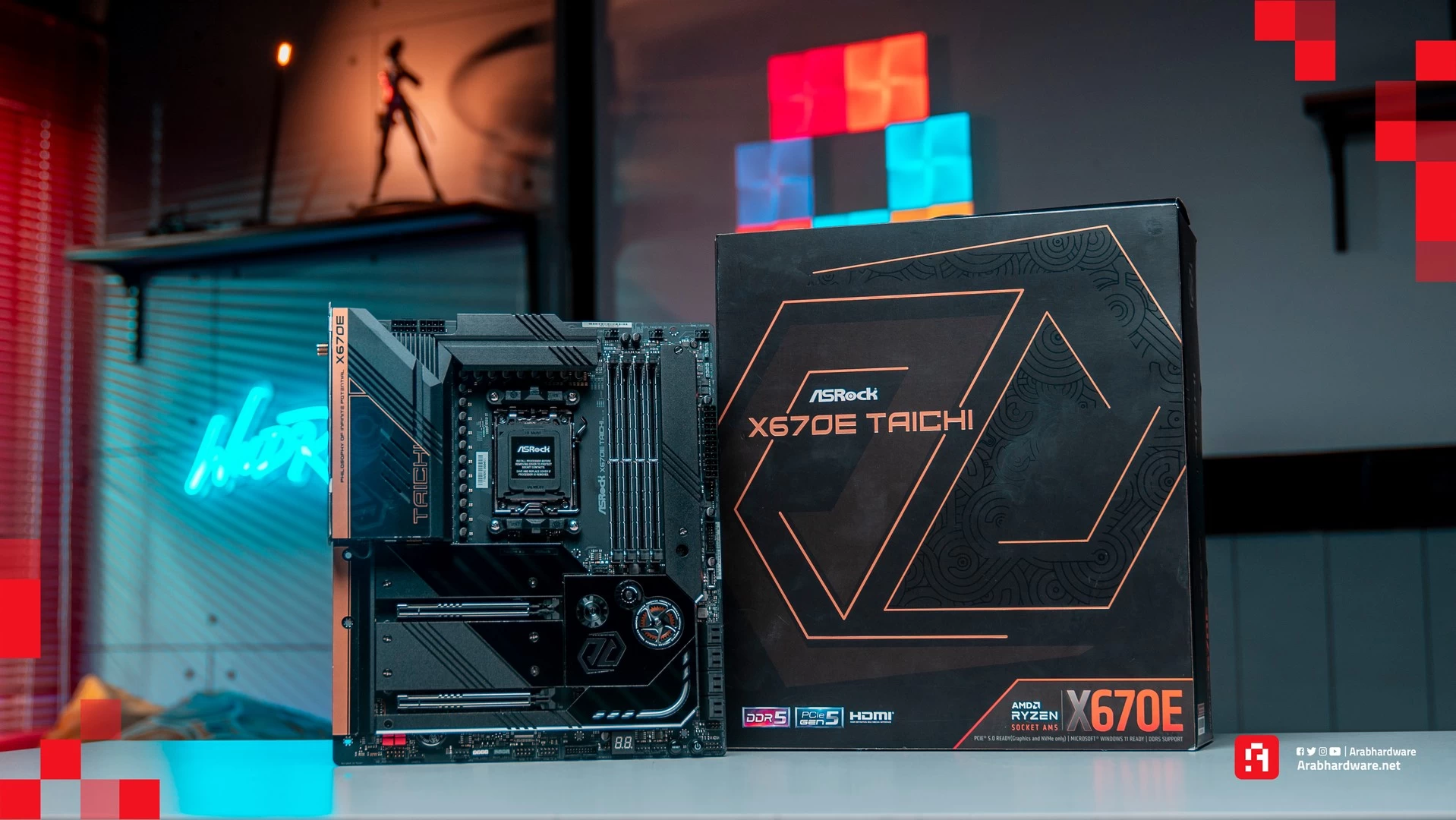 تقييم اللوحة الأم ASRock X670E Taichi النهائي