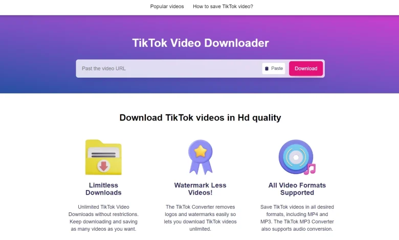 مراجعة PPPTik: أداة تنزيل فيديو TikTok قوية بدون علامة مائية