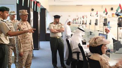 وفد عسكري كويتي يزور مقر هيئة الخدمة الوطنية الإماراتية