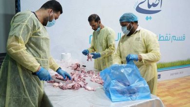 أضاحي «بر» الشرقية يوزع 25 طن لحوم على 2849 أسرة