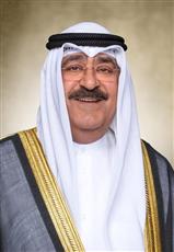 سمو ولي العهد الشيخ مشعل الأحمد الجابر الصباح يستقبل رئيس مجلس الأمة أحمد عبدالعزيز السعدون