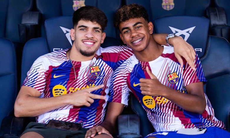 الزلزولي يسجل لبرشلونة أمام توتنهام