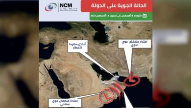 "الأرصاد": سحب ركامية يصاحبها سقوط أمطار وبرق ورعد خلال الأيام المقبلة