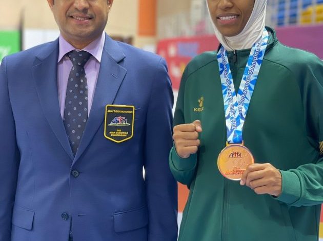 البطلة العالمية دنيا تتأهل للجائزة الكبرى للتايكوندو