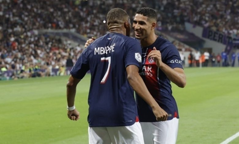 بحضور مبابي.. سان جيرمان يتعادل مع تولوز