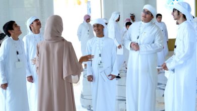 "جامع الشيخ زايد الكبير " يختتم الدورة الحادية عشرة من برنامج “الدليل الثقافي الصغير”