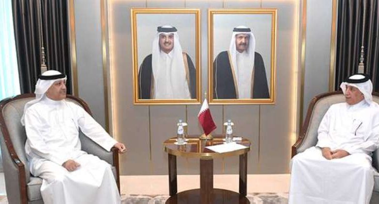 سفير الكويت بالدوحة يبحث مع وزير الدولة لشؤون الخارجية القطري مشاركة الكويت في «إكسبو الدوحة»