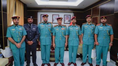 قائد شرطة عجمان يكرم نخبة من الضباط الأكفاء  بوزارة الداخلية و شرطة أبوظبي