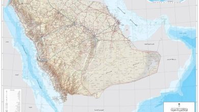 «الجيومكانية» تعلن الخارطة الرسمية للمملكة بالحدود الدولية المعتمدة عبر موقعها الإلكتروني - أخبار السعودية