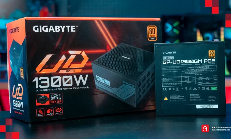مراجعة الباور سبلاي Gigabyte GP-UD1300GM PG5