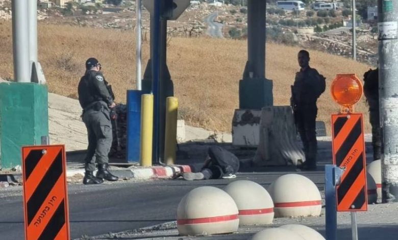 إصابة شاب برصاص الاحتلال بزعم تنفيذ عملية طعن قرب القدس