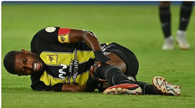 الاتحاد يكشف عن إصابة شراحيلي بالرباط الصليبي