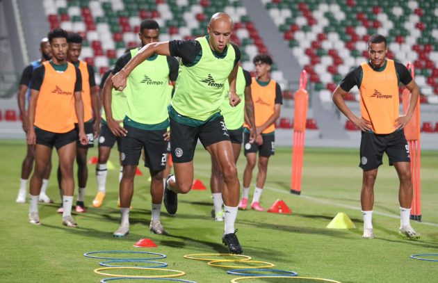 الاتفاق يجري تدريبه الأخير تحضيراً لمواجهة الطائي