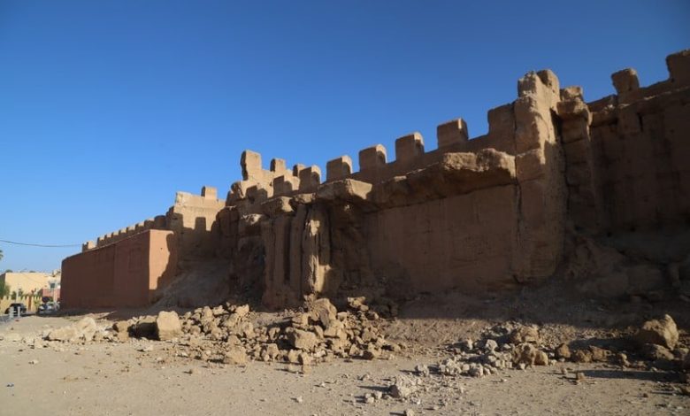 الزلزال يدمر أجزاءً من سور تارودانت التاريخي