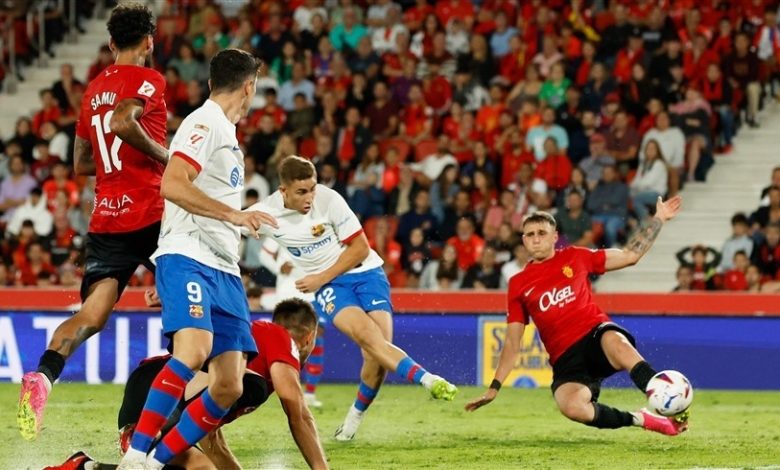 "الليغا".. برشلونة يتعثر أمام مايوركا