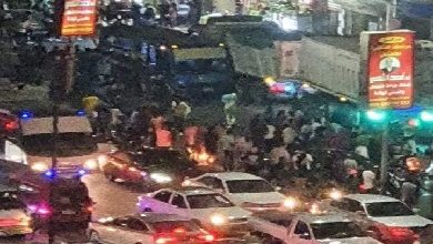 بالصور.. تريلا مسرعة تدهس عددا من السيارات بمنطقة حلمية الزيتون