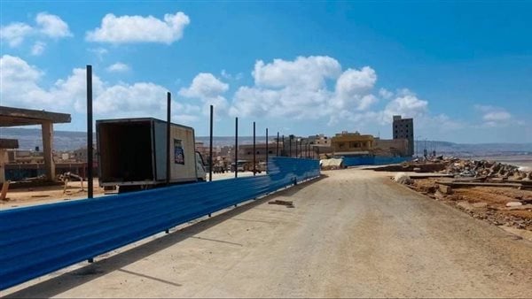 ليبيا .. الشروع بإنشاء سياج عازل حول المناطق المتضررة في درنة