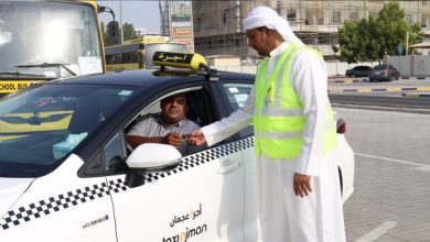 "نقل عجمان" تنفذ 37 حملة تفتيش على مركبات الأجرة خلال 6 أشهر
