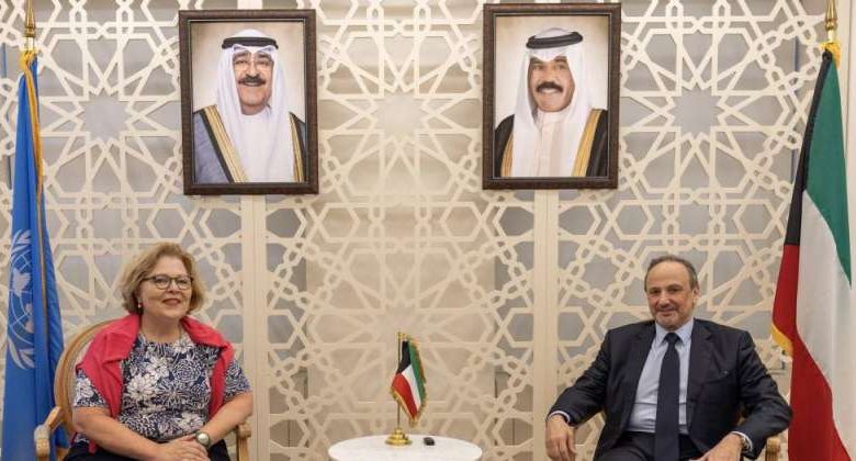 وزير الخارجية يبحث مع مساعدة وزير الخارجية الأميركية حيثيات حكم «الاتحادية العليا» بشأن اتفاقية خور عبدالله