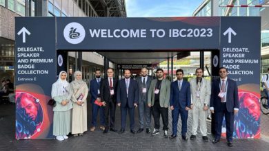 وفد هيئة الشارقة للإذاعة والتلفزيون يطلع على أحدث التقنيات الإعلامية في معرض IBC  أمستردام