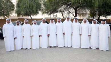 ولي عهد الشارقة يحضر عقد قران صقر بن حميد القاسمي