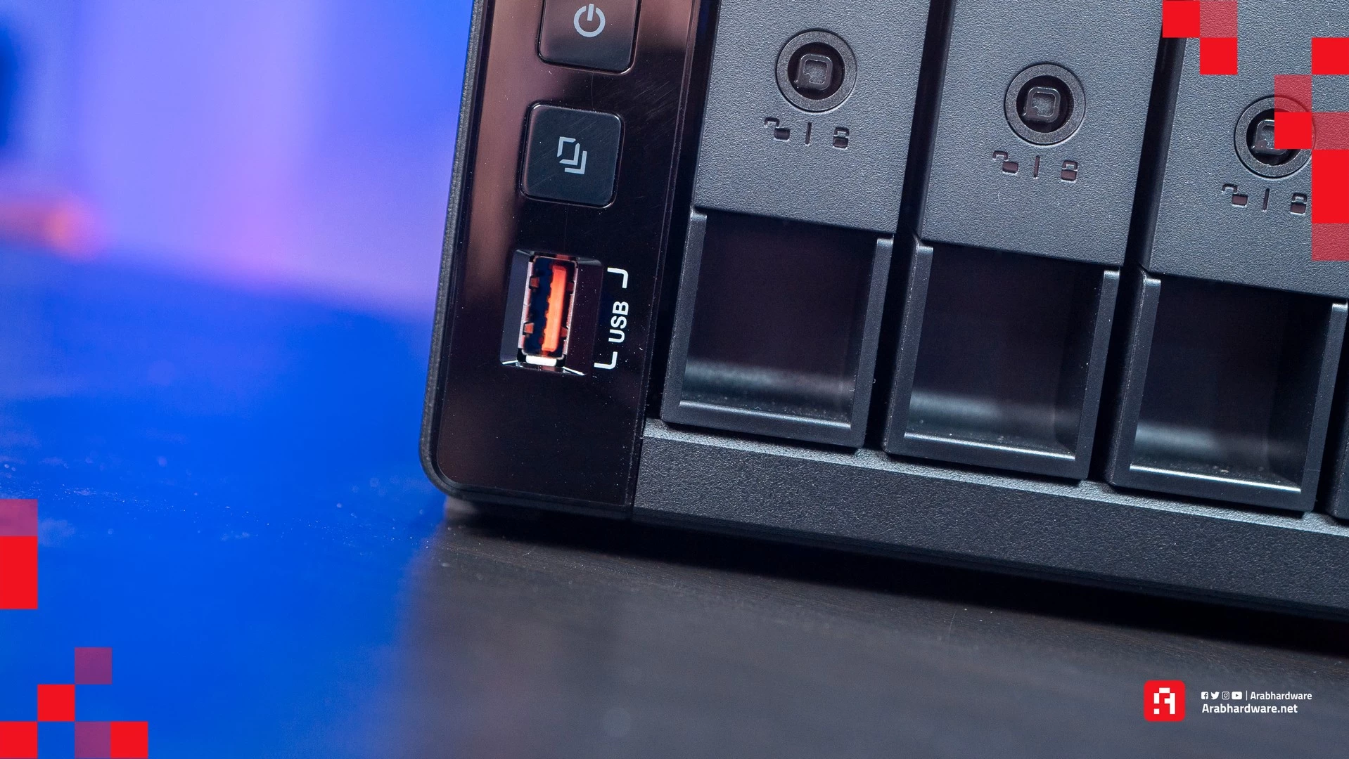 وصلة ال USB في الجهاز