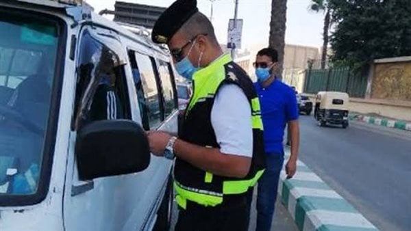 تحرير 2332 مخالفة عدم تركيب الملصق الإلكتروني خلال 24 ساعة