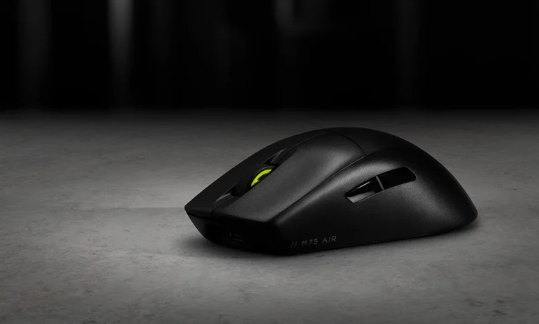 CORSAIR تكشف عن ماوس الألعاب M75 AIR WIRELESS للارتقاء بتجربة الـFPS