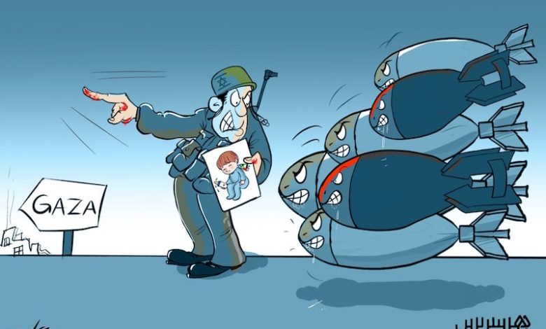 استهداف أطفال غزة