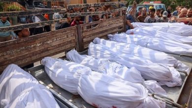 أطفال بأكياس ملطخة بالدماء.. غزة تفيض بالجثث