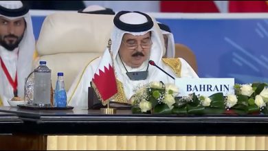 الملك المعظم أمام «قمة السلام»: لا استقرار في المنطقة من دون حل الدولتين