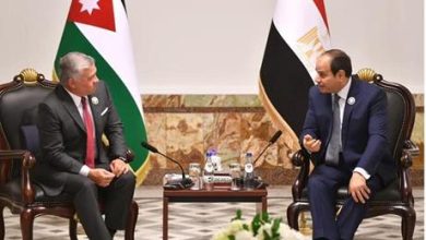 الملك والسيسي: أية محاولة للتهجير القسري إلى الأردن أو مصر مرفوضة