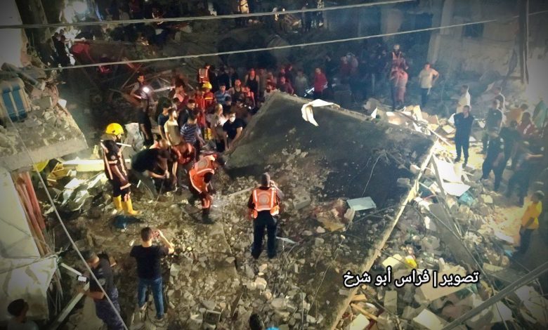 شهداء وإصابات في قصف إسرائيلي استهدف عدة منازل في قطاع غزة