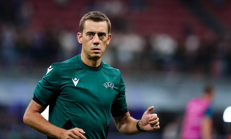 طاقم تحكيم فرنسي لمباراة ريال مدريد ونابولي بدوري أبطال أوروبا