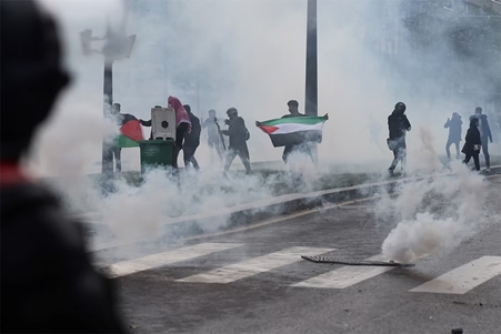 لو فيغارو: فرنسا تنظر في قرار حظر المظاهرات المؤيدة للفلسطينيين